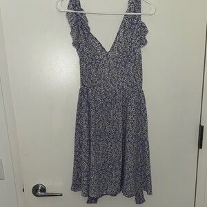 Floral Blue Dress
